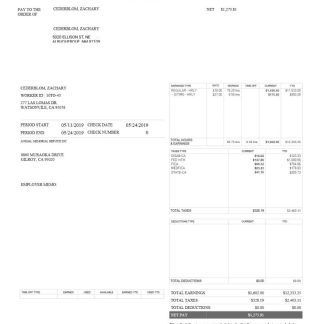 Anewa Engineering payslip template in Word and PDF formats.pdf, 1 download template file
