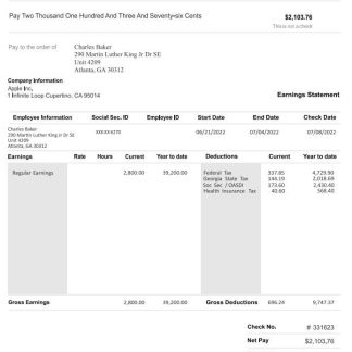 Anteraja tech services payslip template in Word and PDF formats.pdf, 1 download template file
