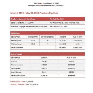My Benefits Wal Mart earnings statement download template file