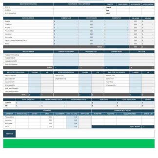 NU10 Technologies India payslip template in Word and PDF formats.pdf, 1 download template file
