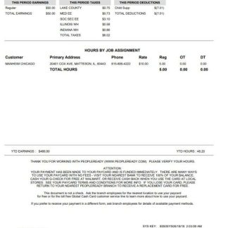 Pasco school district pay stub Word and PDF template download template file