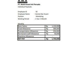 PRINTPACK INC earnings summary template in Word and PDF formats.pdf, 1 download template file