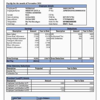PT Alami Fintek Sharia payslip template in Word and PDF formats.pdf, 1 download template file