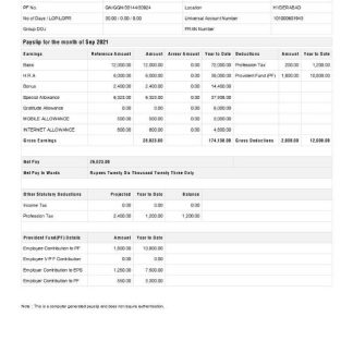 PT. Amerta Indah Otsuka payslip template in Word and PDF formats.pdf, 1 download template file