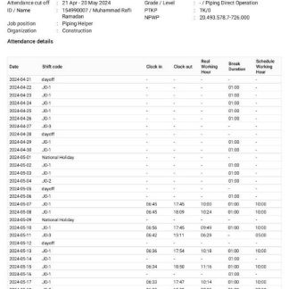 public services corporation payslip template in Excel and PDF formats download template file