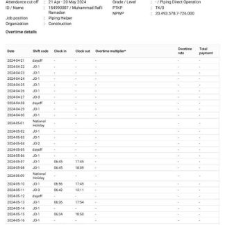 Pureride Technologies salary slip template in Word and PDF formats.pdf, 1 download template file