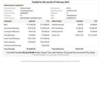 Rossi Construction Inc pay stub in PDf ad Word formats download template file