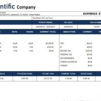 Rupitol Finance payslip template in Word and PDF formats.pdf, 1 download template file