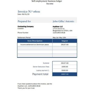 safe shipping company payroll template in Word and PDF formats download template file