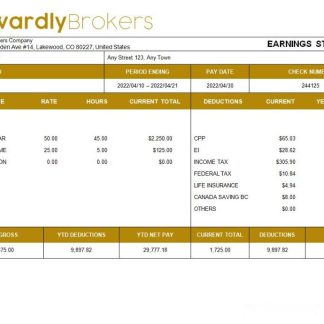 Solitaire Trade Link payslip template in Word and PDF formats.pdf, 1 download template file