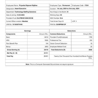 Stub Samples INC earnings statement Template download template file