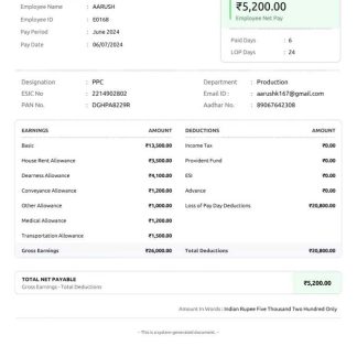 Svatantra Microfin payslip template in Word and PDF formats.pdf, 1 download template file