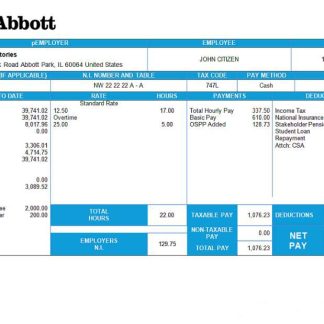 TNB Energy Services payslip template in Word and PDF formats.pdf, 1 download template file