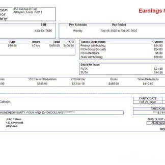 United Kingdom WGC cleaning service payslip template in Word and PDF formats.pdf, 1 download template file