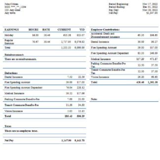 Univo Education payslip template in Word and PDF formats.pdf, 1 download template file