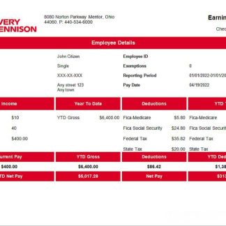 USA media company employee sheet download template file