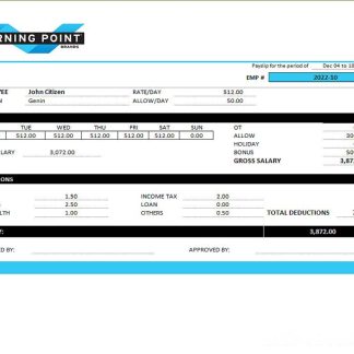 USA retail group company employee sheet download template file