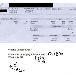 USA Umbrella pharmaceutical company pay stub download template file