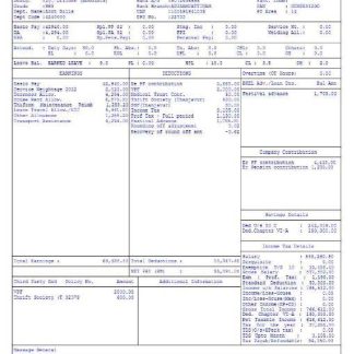 video conferencing company payroll template in Word and PDF formats download template file