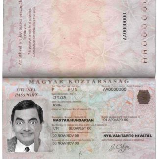 Hungary Passport v1 Download Template File