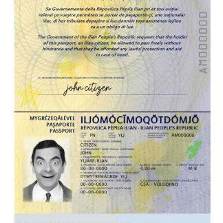Ilia Passport Download Template File