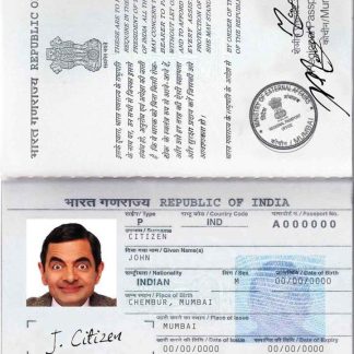 India Passport 2013 Download Template File
