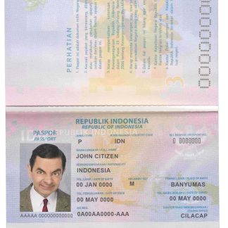 Indonesia Passport v1 Download Template File