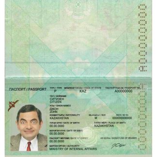 Kazakhstan Passport 2009 Download Template File