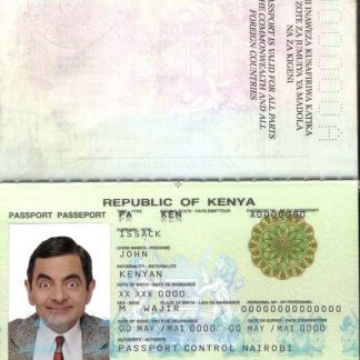 Kenya Passport Download Template File