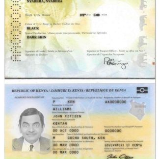 Kenya Passport 2017 Download Template File