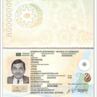 Azerbaijan Passport Download Template File