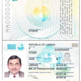 Liberia Passport Download Template File