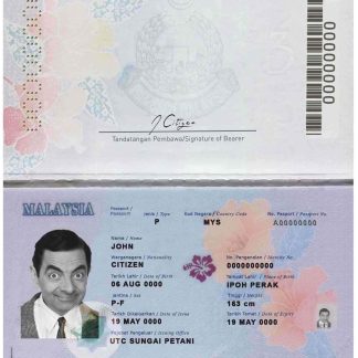 Malaysia Passport 2017 Download Template File