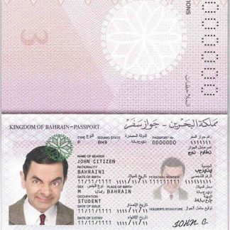 Bahrain Passport Download Template File