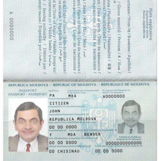 Moldova Passport v3 Download Template File