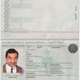 Morocco Passport Download Template File