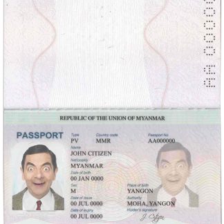 Myanmar Passport Download Template File