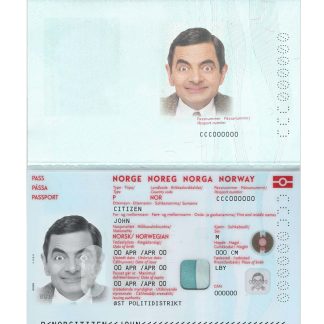 Norway Passport 2021 Download Template File