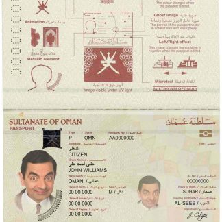 Oman Passport 2014 Download Template File