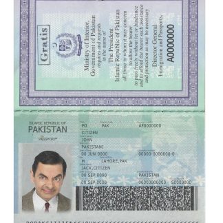 Pakistan Passport 2020 Download Template File