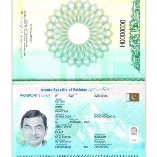 Pakistan Passport 2023 Download Template File