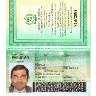 Pakistan Passport 2023 v2 Download Template File