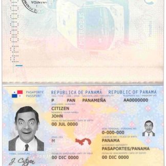 Panama Passport Download Template File