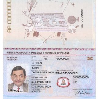 Poland Passport 2018 Download Template File