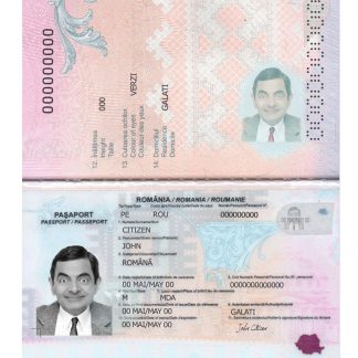 Romania Passport 2021 present Download Template File