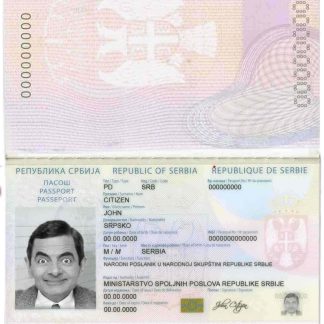 Serbia Passport 2016 Download Template File