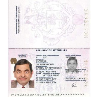 Seychelles Passport Download Template File