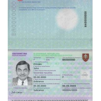 Slovakia Passport v3 Download Template File