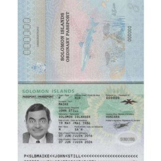 Solomon Islands Passport Download Template File