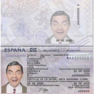 Spain Passport 2015 Download Template File